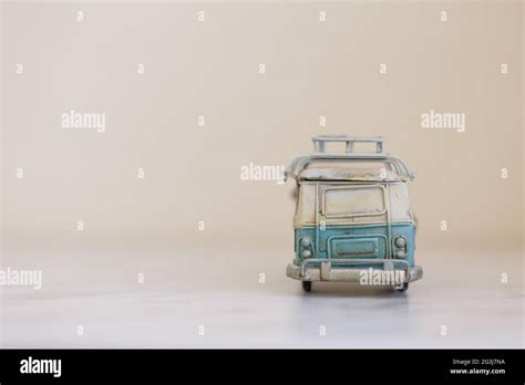 Vintage Bus Toy Stock Photo - Alamy