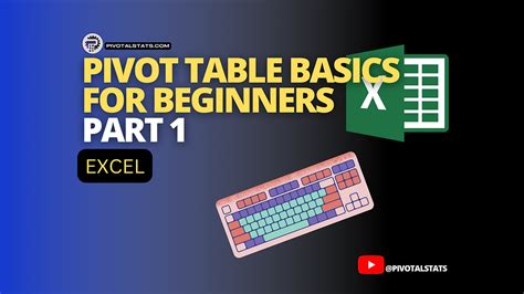 Basics of Pivot Tables in Excel Part1