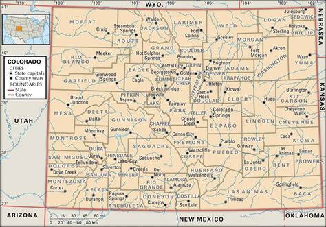 Colorado State Maps | Usa | Maps Of Colorado (Co) - Printable Road Map ...