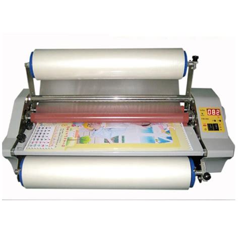 FM 480 paper laminating machine,Four Rollers,worker card,office file ...