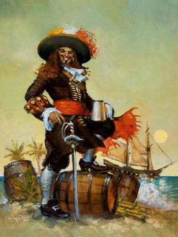 Most Famous Pirates in World History | Pirate art, Pirates, Famous pirates