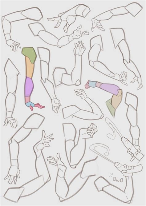 Arm Drawing, Drawing Sheet, Hand Drawing Reference, Gesture Drawing, Guided Drawing, Hand Art ...