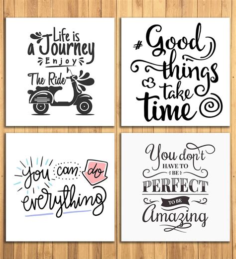 Buy Inspirational Quotes Wall Panels in White by Wens Online - Kids ...