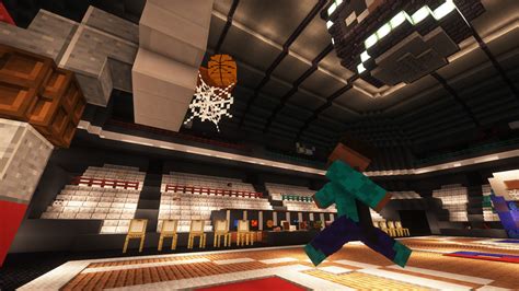 Basketball in Vanilla Minecraft! Minecraft Map