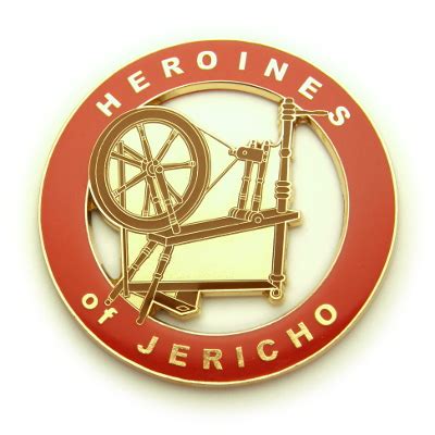 OES Heroines Of Jericho Auto Emblem AE-77, LA Fraternal Supply Company | Masonic Supplies Store ...