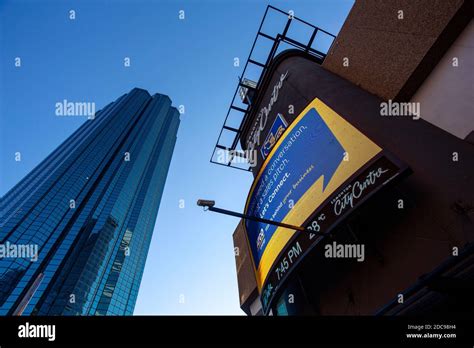 Downtown Edmonton City Skyscrapers and urban Scene Stock Photo - Alamy