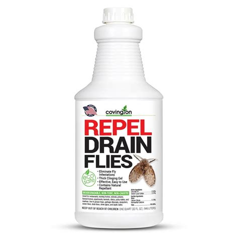 Drain Fly Killer, Natural Fruit Fly Treatment, Eliminates Odor and Drain Flies for Kitchen and ...