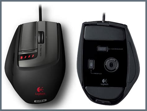 The Logitech G9x laser gaming mouse