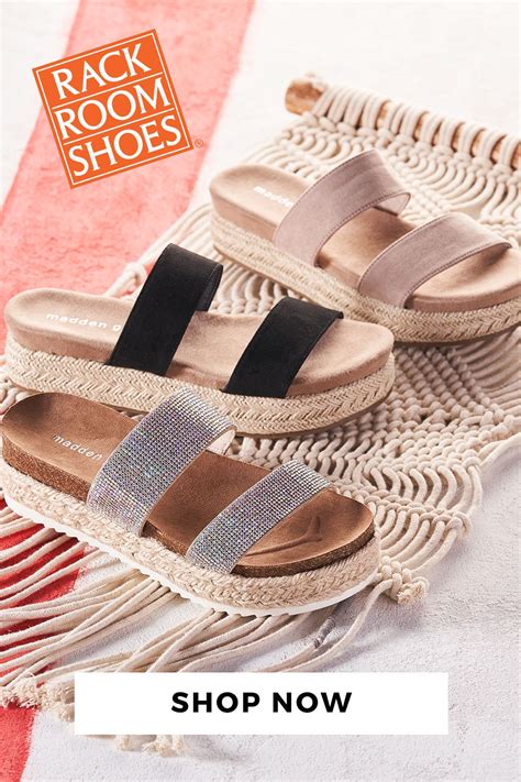 Take your sandal collection to new heights with new styles available at Rack Room Shoes. Cute ...