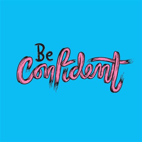 Be confident typography concept | Premium Vector - rawpixel