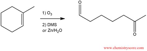 Ozonolysis (Reductive workup) - ChemistryScore