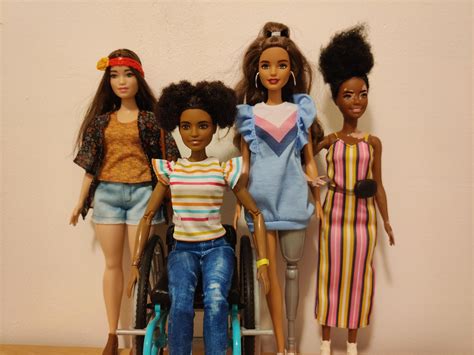 My Barbie Fashionista collection. I love how diverse Barbie dolls are ...