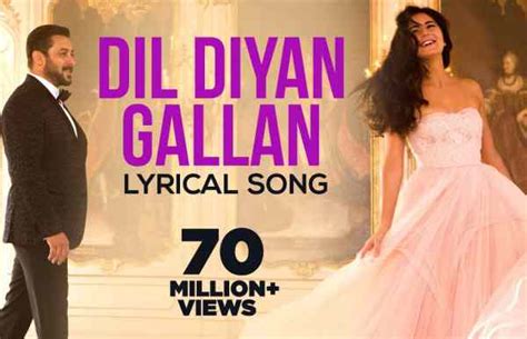 Dil Diyan Gallan Chords with Capo and Lyrics - Atif Aslam - Tiger Zinda hai