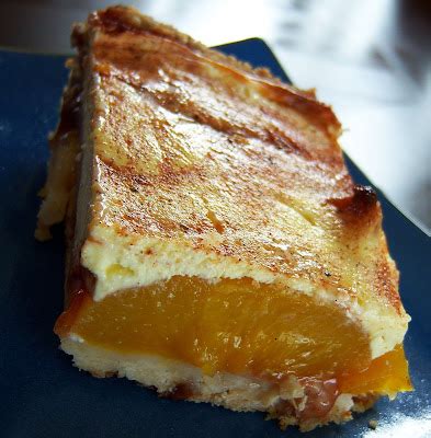 What A Dish!: Sour Cream Peach Kuchen