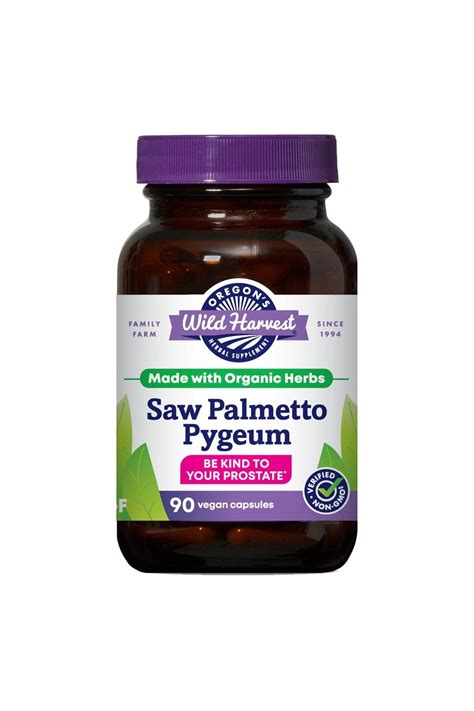 Oregons Wild Harvest Saw Palmetto Pygeum Vitamin Cüce Palmiye Afrika Eriği Organic Nettle Root ...