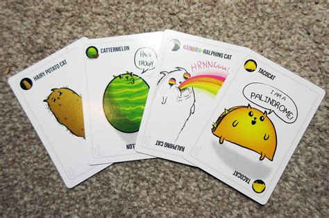 Random Nerdery: Cardboard - Exploding Kittens card game