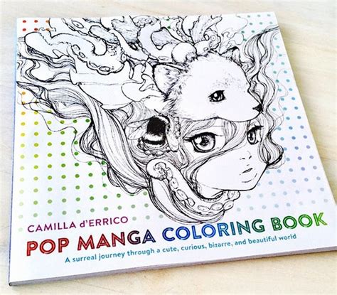 Pop Manga Coloring Book - Etsy