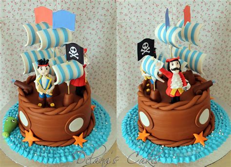 Delana's Cakes: Jake and the Neverland pirates cake