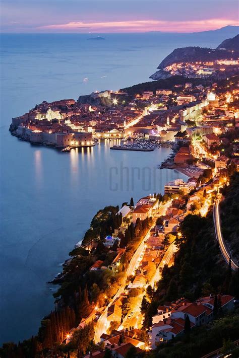 Dusk in Dubrovnik, Croatia Hotels In Dubrovnik, Dubrovnik Croatia, Croatia Travel, Europe Travel ...