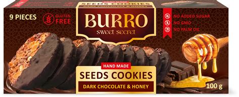 Seeds Cookies Dark Chocolate & Honey – BURRO GROUP Limited Liability ...