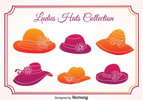 Ladies Hats Vector 108050 Vector Art at Vecteezy