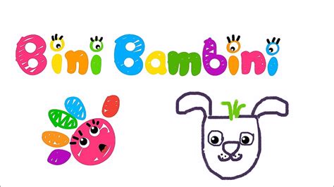 Drawing a dog | Bini Bambini | Сoloring - YouTube