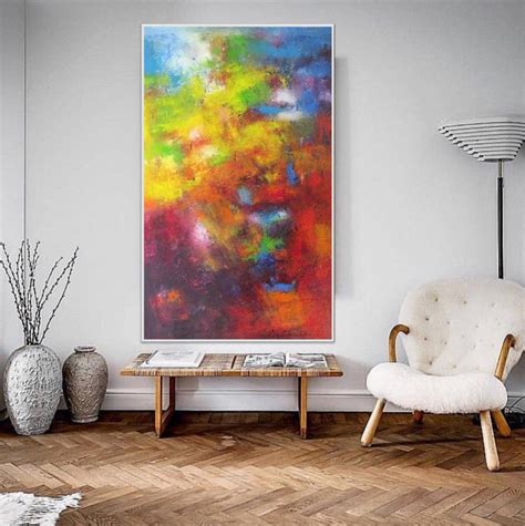 Colorful abstract wall art print from original oil painting in | Etsy | Painting, Abstract wall ...