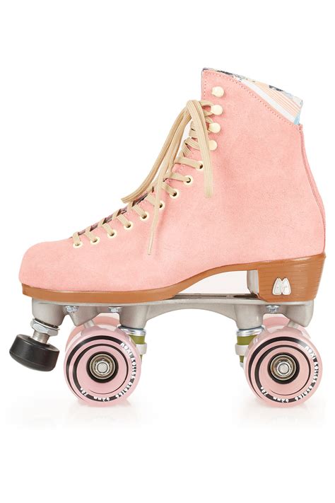 Topshop Pink Roller Skates in Pink | Lyst