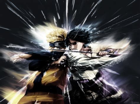 Wallpaper Keren: Special Naruto vs Sasuke Wallpaper