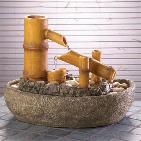 Water Fountains for the Home | Bamboo fountain, Indoor water fountains, Tabletop fountain