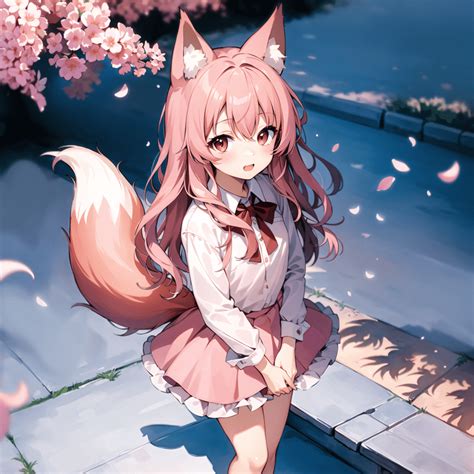 cute fox girl by 鷺澤