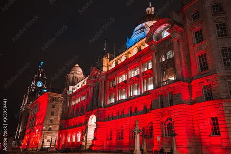 The famous three graces of Liverpool waterfront Stock Photo | Adobe Stock