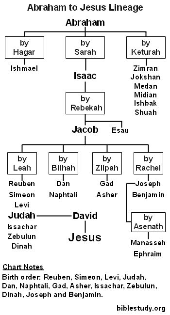 Abraham's Family Tree Chart