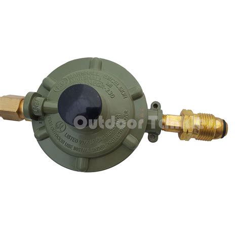 Propane Gas Regulator and Hose for 100/400-lb Tanks | Outdoor Tankless