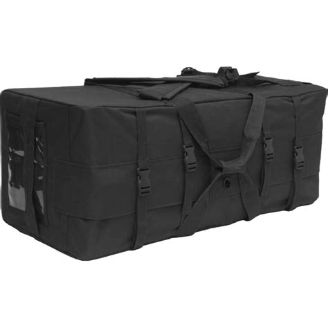 Black Improved Military Duffle Bag | Military Luggage