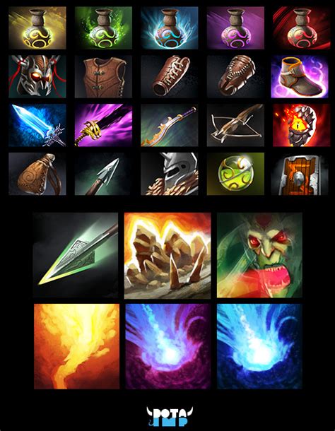 ArtStation - DotA 2 Custom Icons