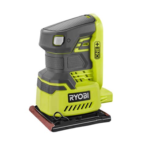 RYOBI ONE+ 18V Cordless 1/4 Sheet Sander (Tool-Only) with Dust Bag P440 ...