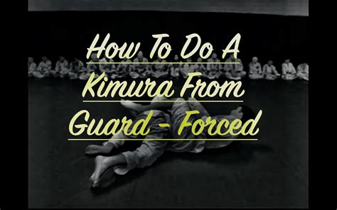 How To Do a Kimura From Guard in BJJ – Forced Variation – ALL BJJ