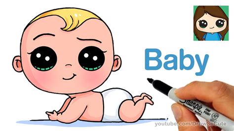 drawing tutorial hair How to Draw a Baby Easy | The Boss Baby - 1-024tip