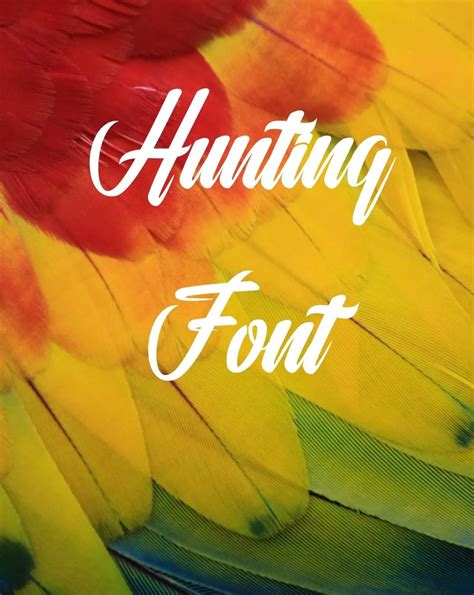 Hunting Font Free Download