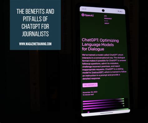 The benefits and pitfalls of ChatGPT for journalists - Magazine ...