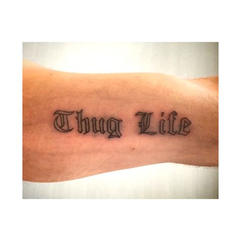 Thug life Done by me | Thug life tattoo, Life tattoos, Thug life