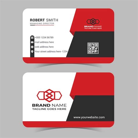 Premium Vector | Modern professional creative business card design template