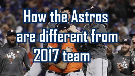 Here's how the 2019 Astros compare to the 2017 World Championship team ...