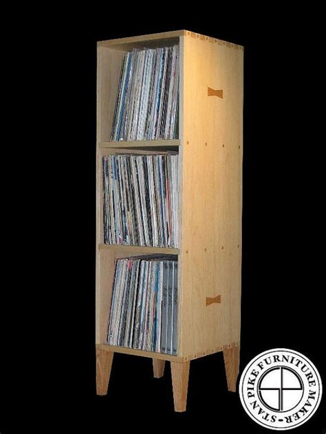 Vertical Vinyl Record Album Storage Cabinet