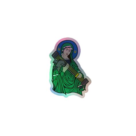 Saint Javelin - Holographic sticker