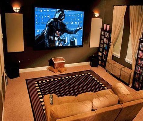 10+ Small Home Theater Room Ideas - DECOOMO