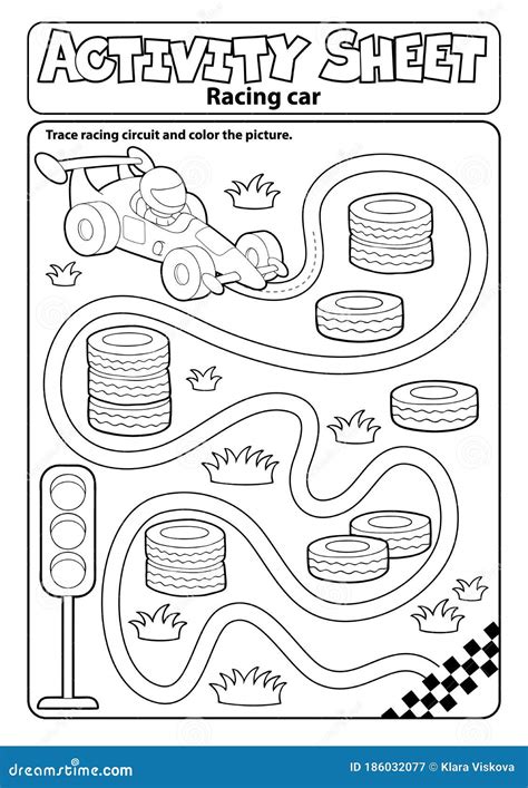 Race Car Activity Sheet