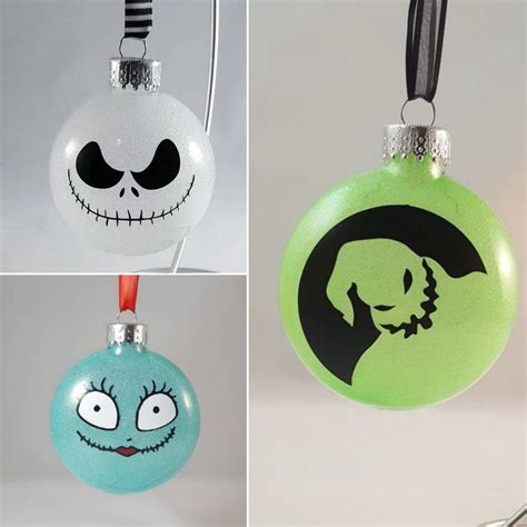 Nightmare Before Christmas Ornament Set | Nightmare before christmas ornaments, Nightmare before ...