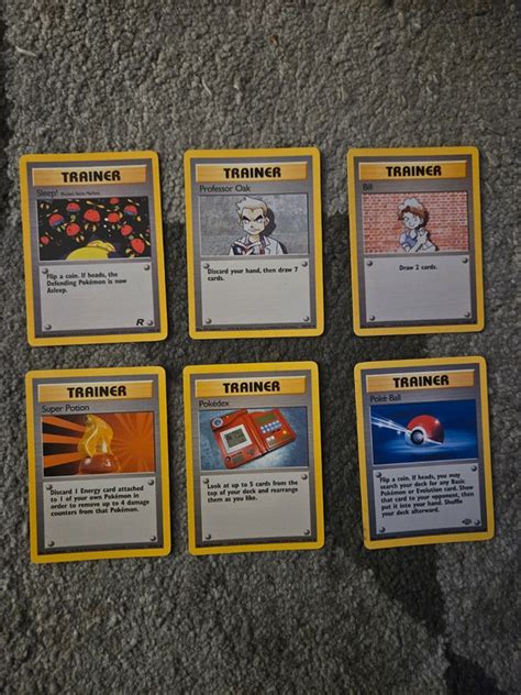 Gen 1 pokemon cards rare vintage original trainer cards | Vinted